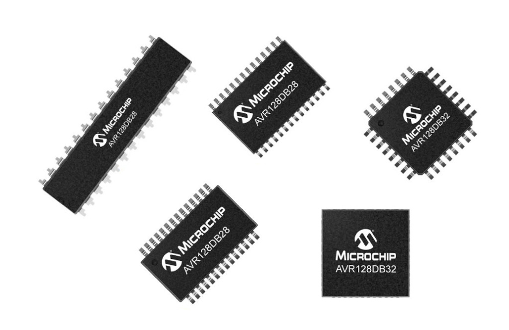 Microchip AVR-DB マイコン ファミリ製品イメージ