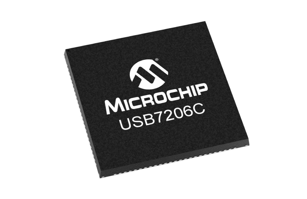 Microchip コントロールハブ USB7206C 製品イメージ