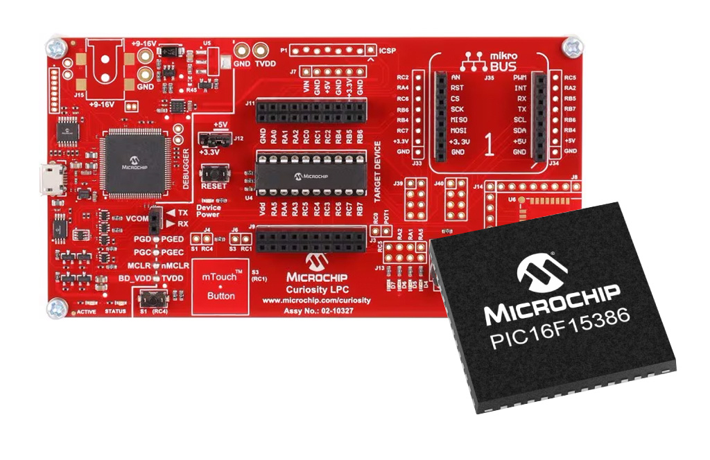 汎用 MCU PIC16F153XX マイクロコントローラ ファミリ