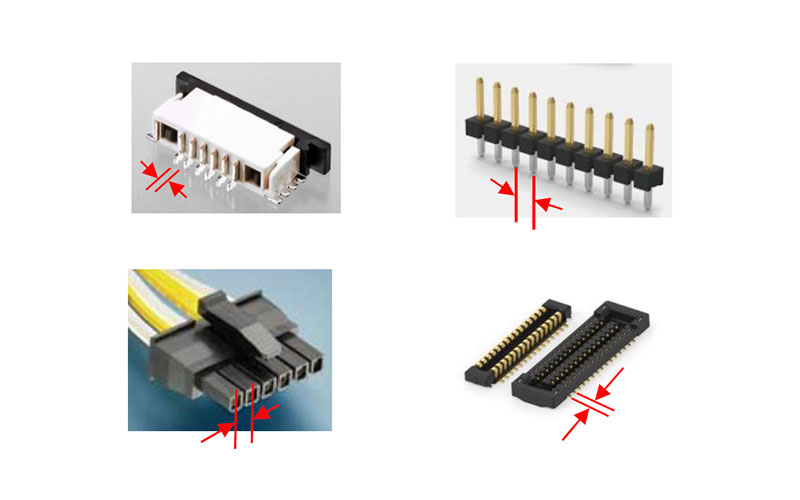 コネクタのピッチ コネクタのピッチ