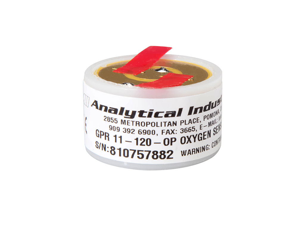 電気化学式酸素濃度センサ製品の写真