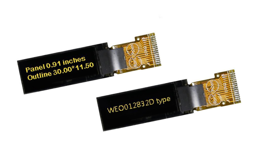 0.91 インチ小型有機 EL WEO012832D